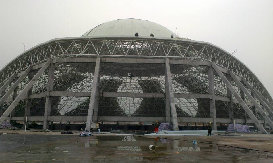 泰安温泉馆网架工程